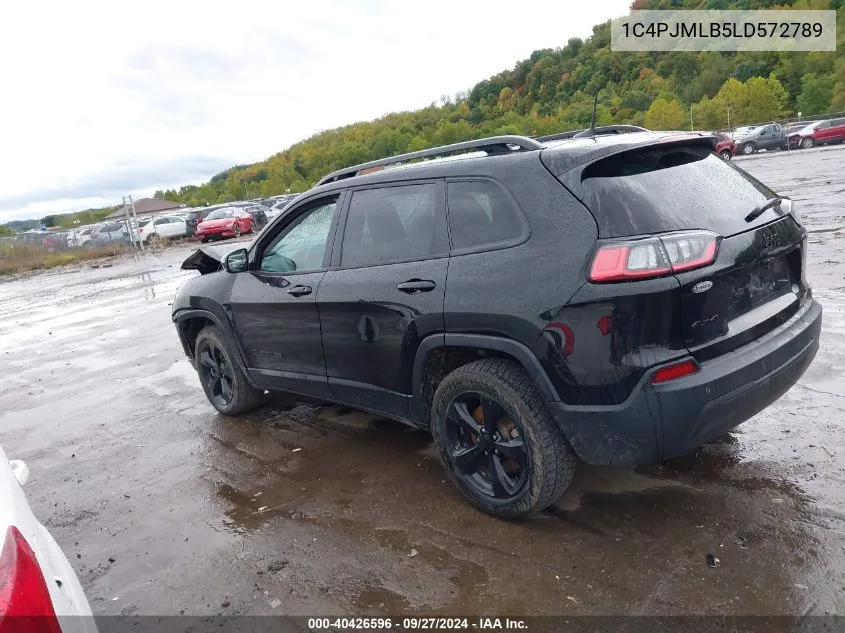 2020 Jeep Cherokee Altitude 4X4 VIN: 1C4PJMLB5LD572789 Lot: 40426596