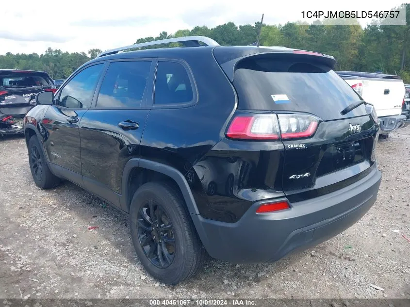 2020 Jeep Cherokee Latitude 4X4 VIN: 1C4PJMCB5LD546757 Lot: 40451067