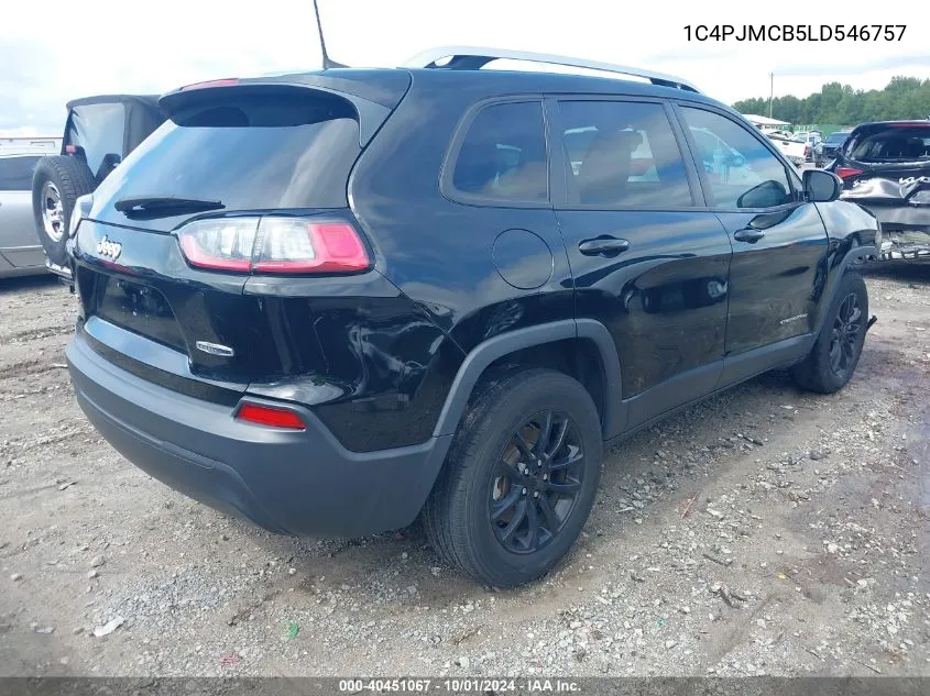 1C4PJMCB5LD546757 2020 Jeep Cherokee Latitude 4X4