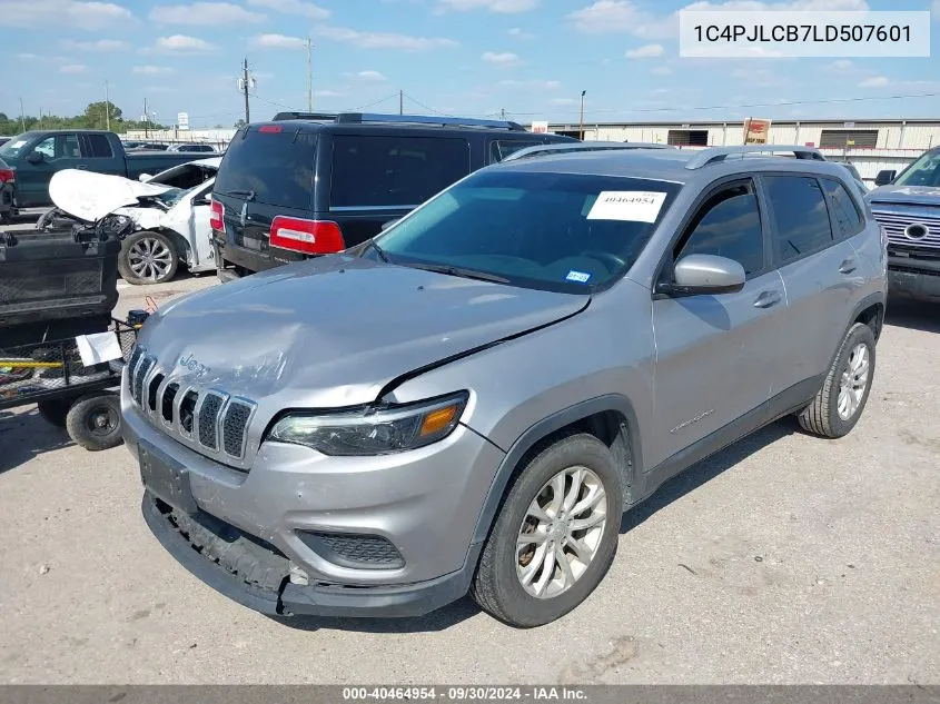 1C4PJLCB7LD507601 2020 Jeep Cherokee Latitude Fwd