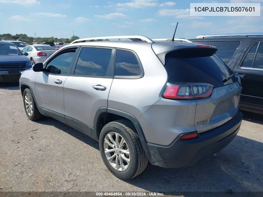 2020 Jeep Cherokee Latitude Fwd VIN: 1C4PJLCB7LD507601 Lot: 40464954