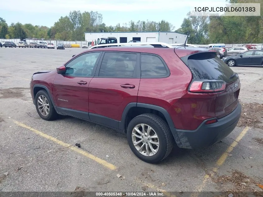 1C4PJLCB0LD601383 2020 Jeep Cherokee Latitude Fwd