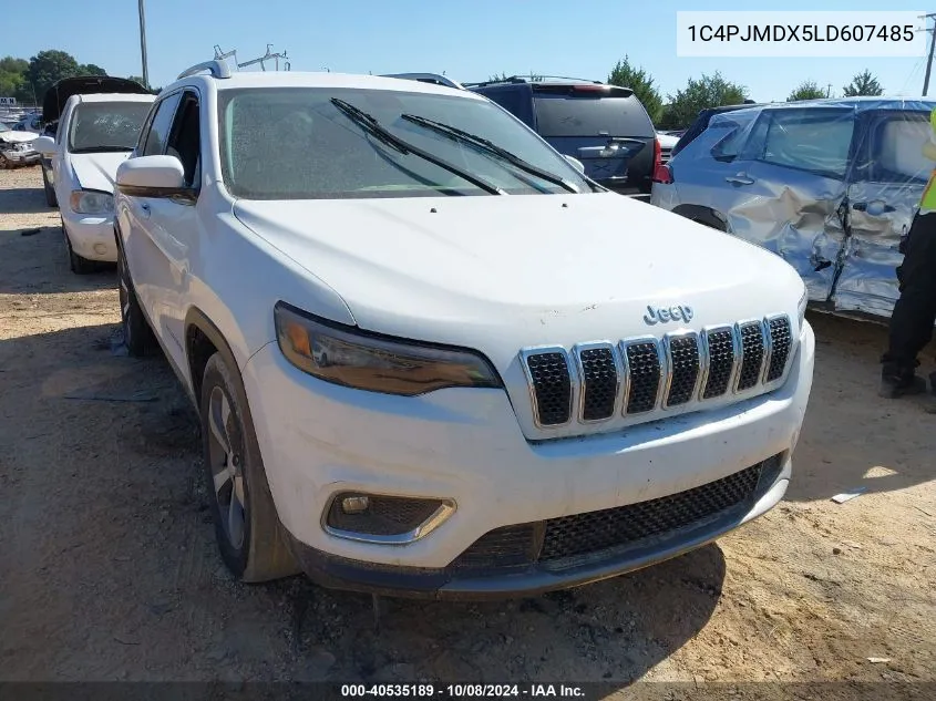 1C4PJMDX5LD607485 2020 Jeep Cherokee Limited