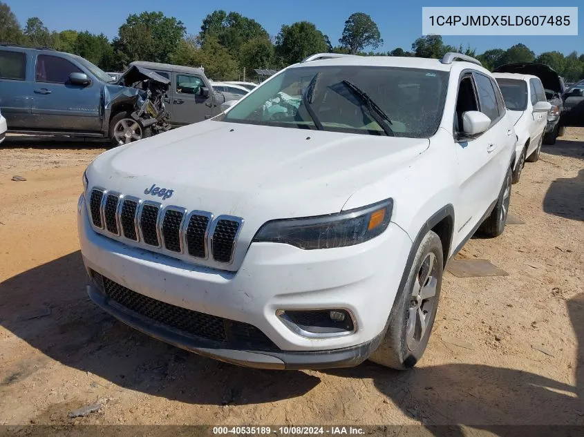 1C4PJMDX5LD607485 2020 Jeep Cherokee Limited