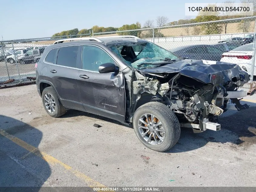 2020 Jeep Cherokee Latitude Plus 4X4 VIN: 1C4PJMLBXLD544700 Lot: 40579341