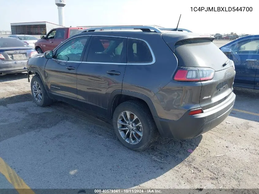 2020 Jeep Cherokee Latitude Plus 4X4 VIN: 1C4PJMLBXLD544700 Lot: 40579341