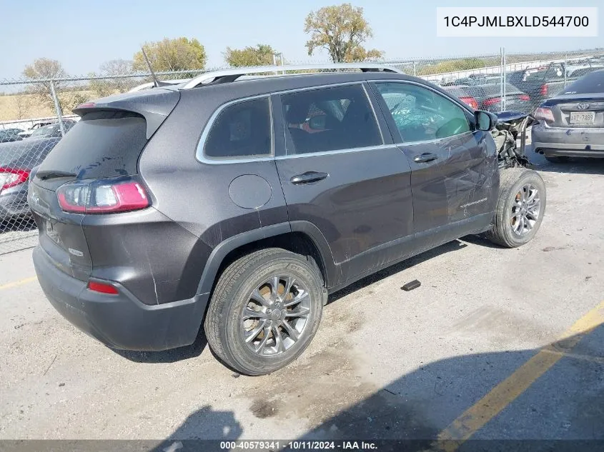 2020 Jeep Cherokee Latitude Plus 4X4 VIN: 1C4PJMLBXLD544700 Lot: 40579341