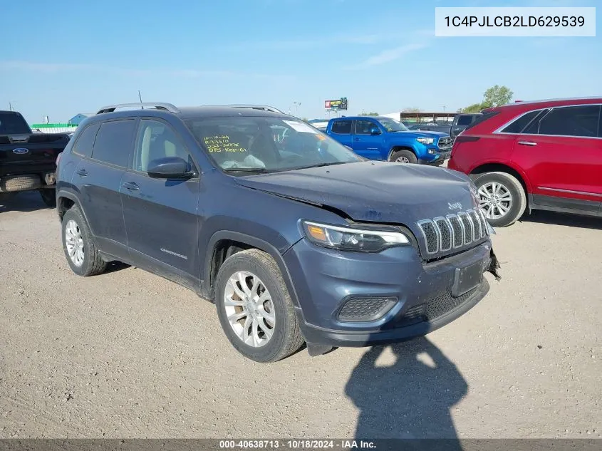 2020 Jeep Cherokee Latitude Fwd VIN: 1C4PJLCB2LD629539 Lot: 40638713