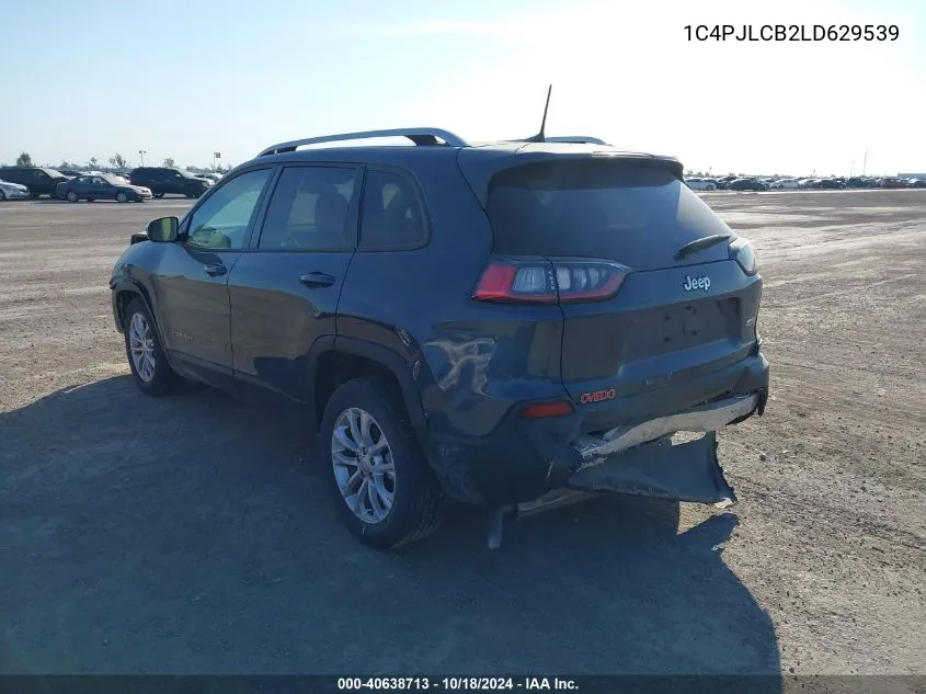 2020 Jeep Cherokee Latitude Fwd VIN: 1C4PJLCB2LD629539 Lot: 40638713