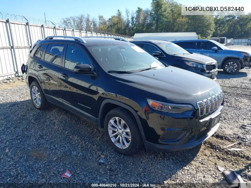 2020 Jeep Cherokee Latitude VIN: 1C4PJLCBXLD582440 Lot: 40640210