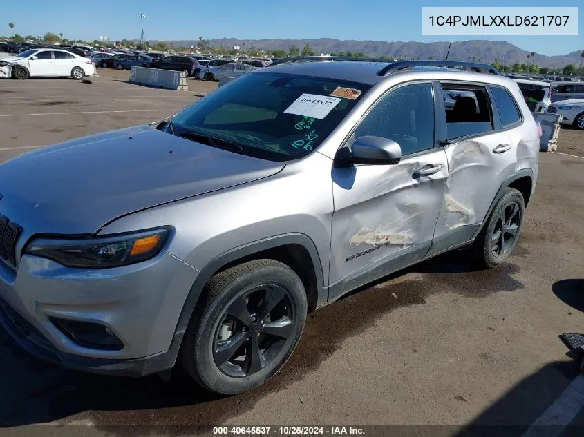 2020 Jeep Cherokee Altitude 4X4 VIN: 1C4PJMLXXLD621707 Lot: 40645537