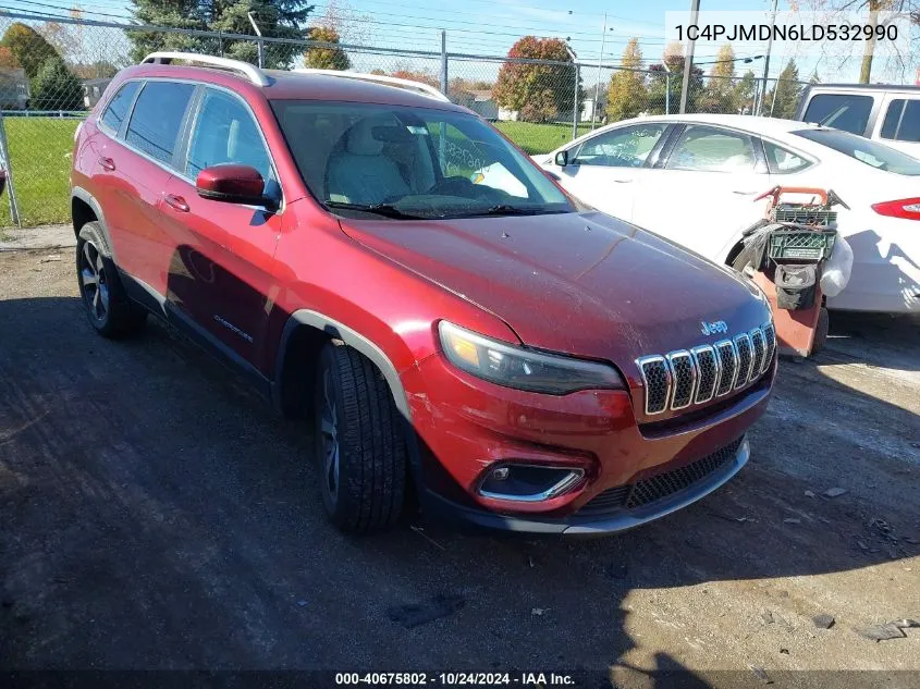 1C4PJMDN6LD532990 2020 Jeep Cherokee Limited 4X4