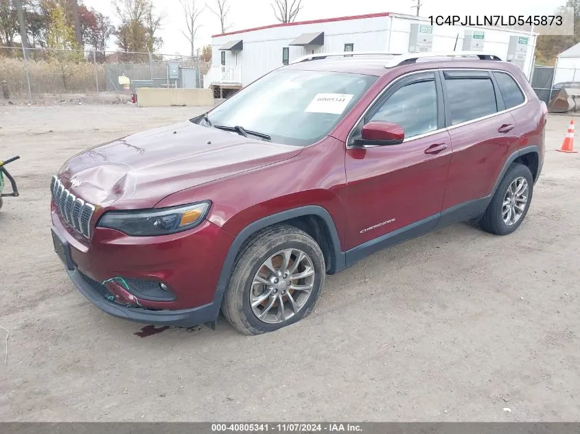 2020 Jeep Cherokee Latitude Plus Fwd VIN: 1C4PJLLN7LD545873 Lot: 40805341