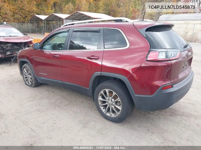 2020 Jeep Cherokee Latitude Plus Fwd VIN: 1C4PJLLN7LD545873 Lot: 40805341