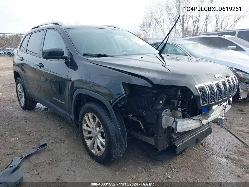 2020 Jeep Cherokee Latitude Fwd VIN: 1C4PJLCBXLD619261 Lot: 40831552