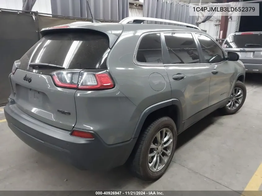 2020 Jeep Cherokee Latitude Plus 4X4 VIN: 1C4PJMLB3LD652379 Lot: 40926947