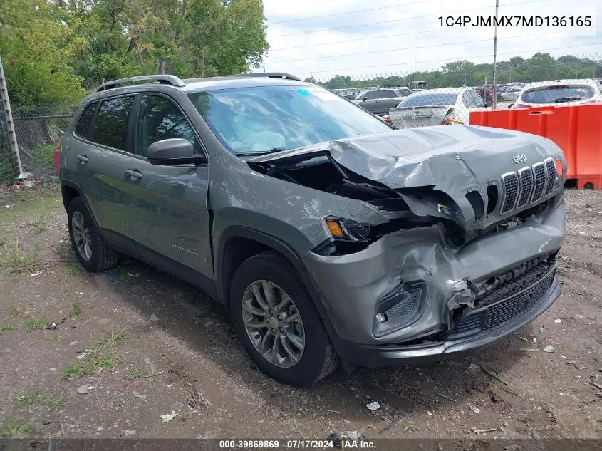 1C4PJMMX7MD136165 2021 Jeep Cherokee Latitude Lux 4X4