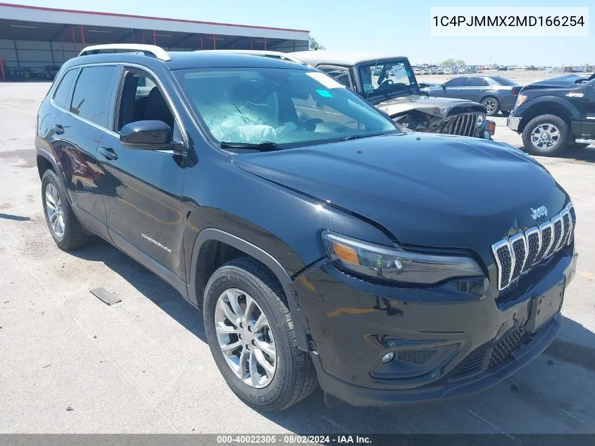 1C4PJMMX2MD166254 2021 Jeep Cherokee Latitude Lux 4X4