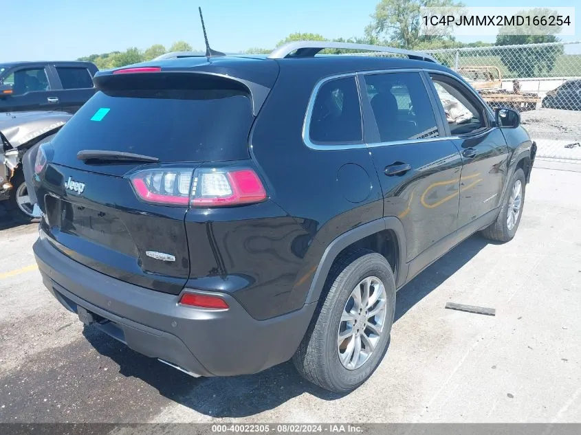 1C4PJMMX2MD166254 2021 Jeep Cherokee Latitude Lux 4X4