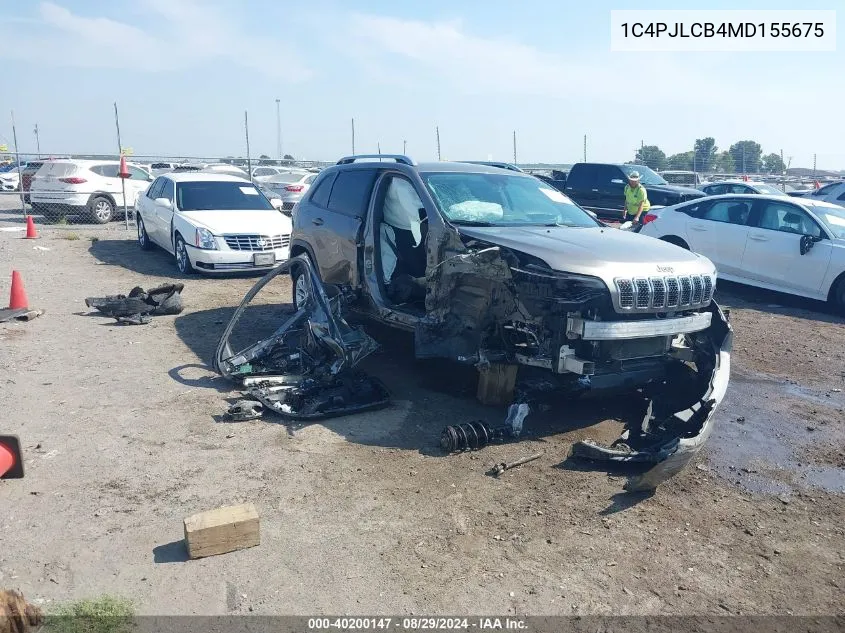 2021 Jeep Cherokee Latitude Fwd VIN: 1C4PJLCB4MD155675 Lot: 40200147