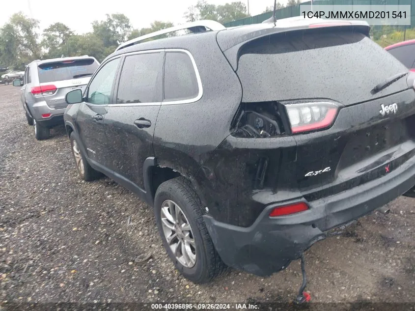 2021 Jeep Cherokee Latitude Lux VIN: 1C4PJMMX6MD201541 Lot: 40396895