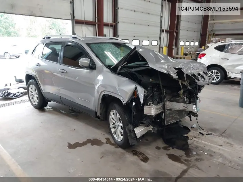 2021 Jeep Cherokee Latitude 4X4 VIN: 1C4PJMCB8MD153594 Lot: 40434514