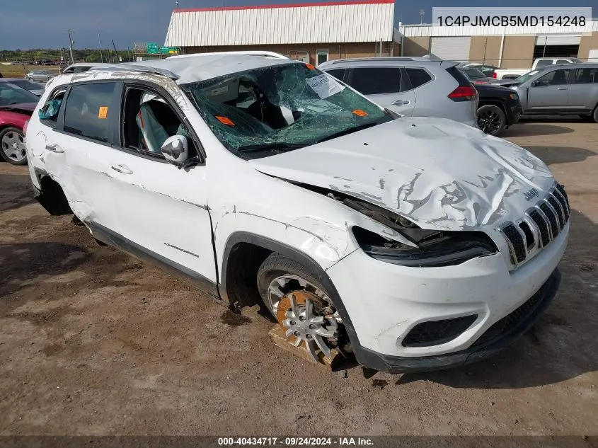 1C4PJMCB5MD154248 2021 Jeep Cherokee Latitude 4X4