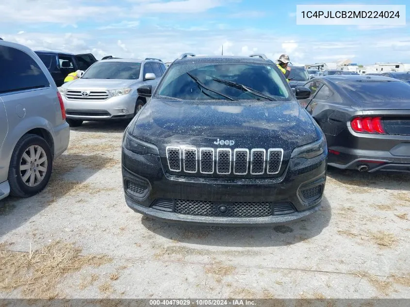 2021 Jeep Cherokee Latitude VIN: 1C4PJLCB2MD224024 Lot: 40479029