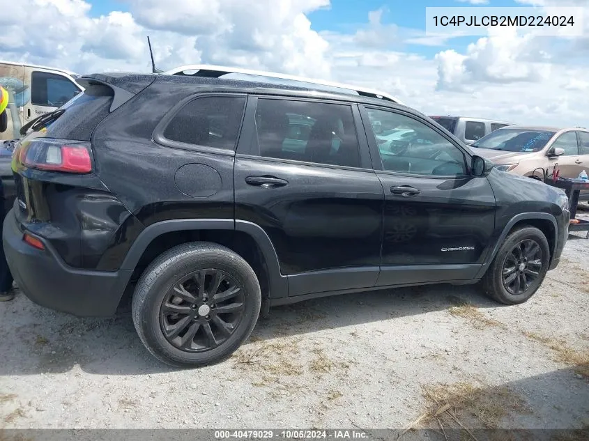 2021 Jeep Cherokee Latitude VIN: 1C4PJLCB2MD224024 Lot: 40479029