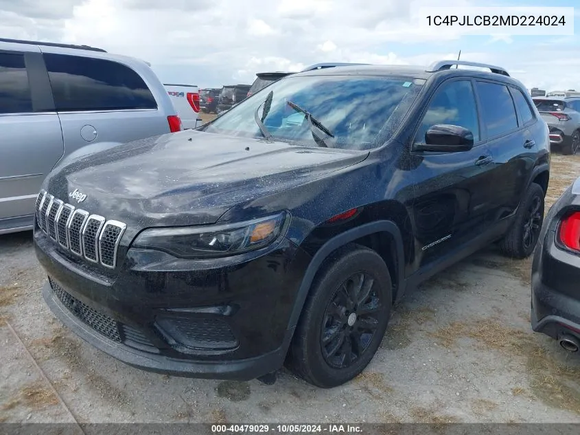 2021 Jeep Cherokee Latitude VIN: 1C4PJLCB2MD224024 Lot: 40479029