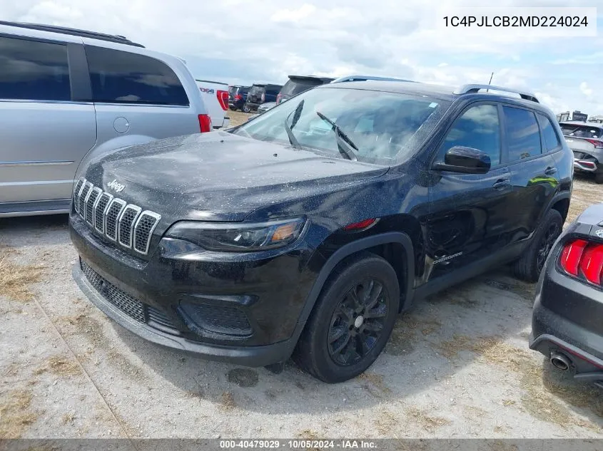 2021 Jeep Cherokee Latitude VIN: 1C4PJLCB2MD224024 Lot: 40479029