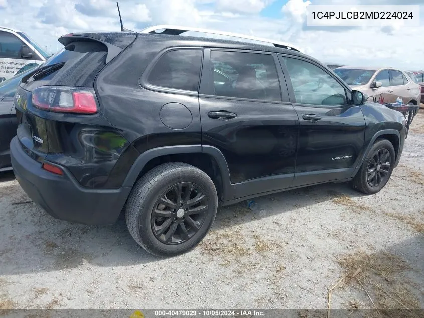 2021 Jeep Cherokee Latitude VIN: 1C4PJLCB2MD224024 Lot: 40479029