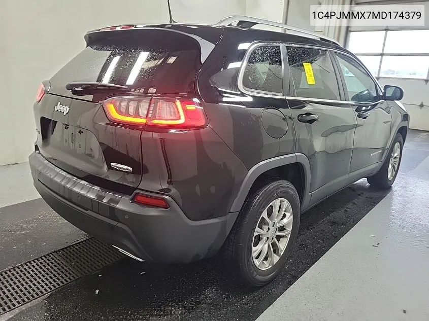 2021 Jeep Cherokee Latitude Lux 4X4 VIN: 1C4PJMMX7MD174379 Lot: 40531238