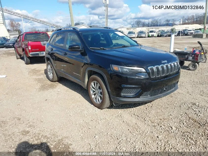 2021 Jeep Cherokee Latitude 4X4 VIN: 1C4PJMCB3MD132846 Lot: 40664568