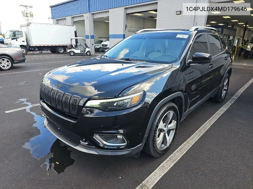 2021 Jeep Cherokee Limited VIN: 1C4PJLDX4MD179646 Lot: 40714013