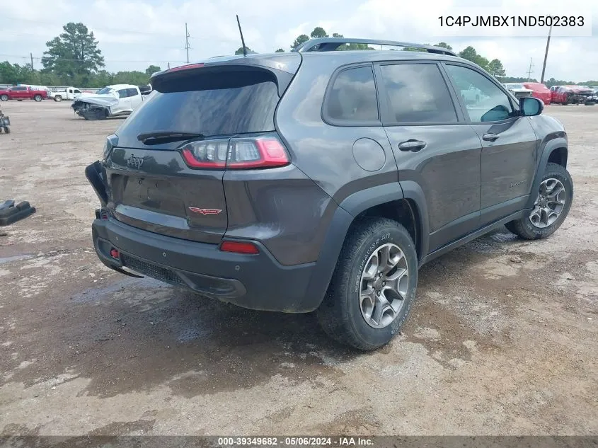 1C4PJMBX1ND502383 2022 Jeep Cherokee Trailhawk 4X4