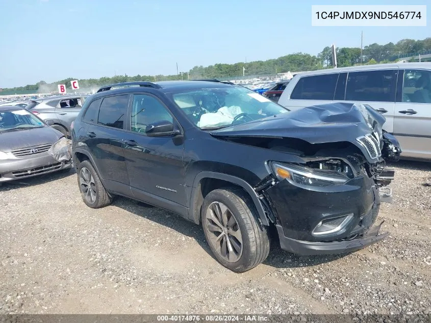 2022 Jeep Cherokee Limited 4X4 VIN: 1C4PJMDX9ND546774 Lot: 40174876