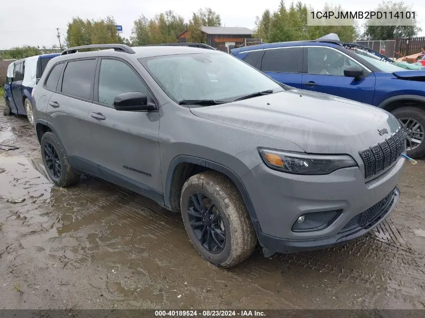 2023 Jeep Cherokee Altitude Lux 4X4 VIN: 1C4PJMMB2PD114101 Lot: 40189524