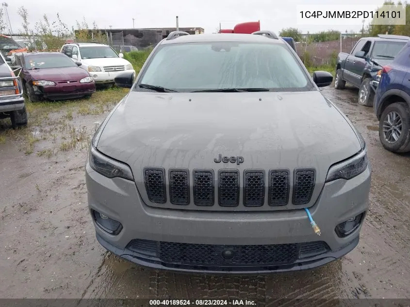 2023 Jeep Cherokee Altitude Lux 4X4 VIN: 1C4PJMMB2PD114101 Lot: 40189524