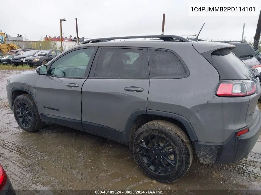 2023 Jeep Cherokee Altitude Lux 4X4 VIN: 1C4PJMMB2PD114101 Lot: 40189524