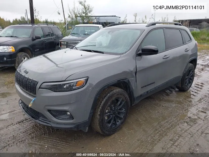 1C4PJMMB2PD114101 2023 Jeep Cherokee Altitude Lux 4X4