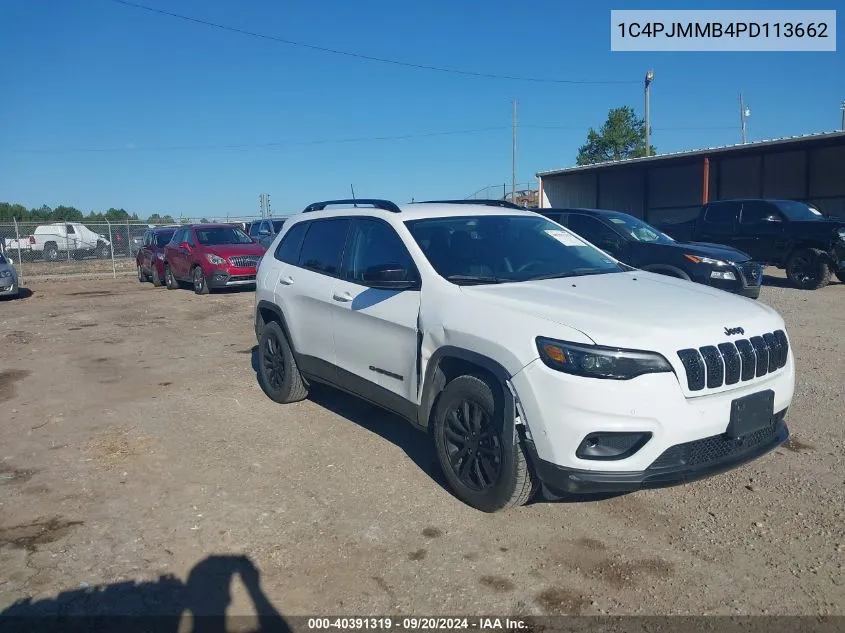 1C4PJMMB4PD113662 2023 Jeep Cherokee Altitude Lux 4X4