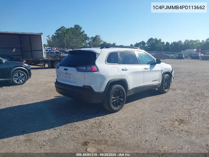 1C4PJMMB4PD113662 2023 Jeep Cherokee Altitude Lux 4X4