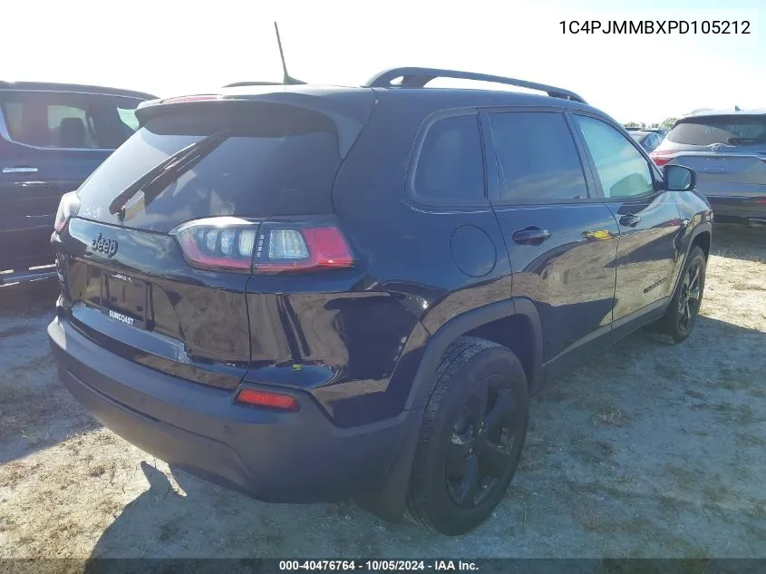 1C4PJMMBXPD105212 2023 Jeep Cherokee Altitude Lux