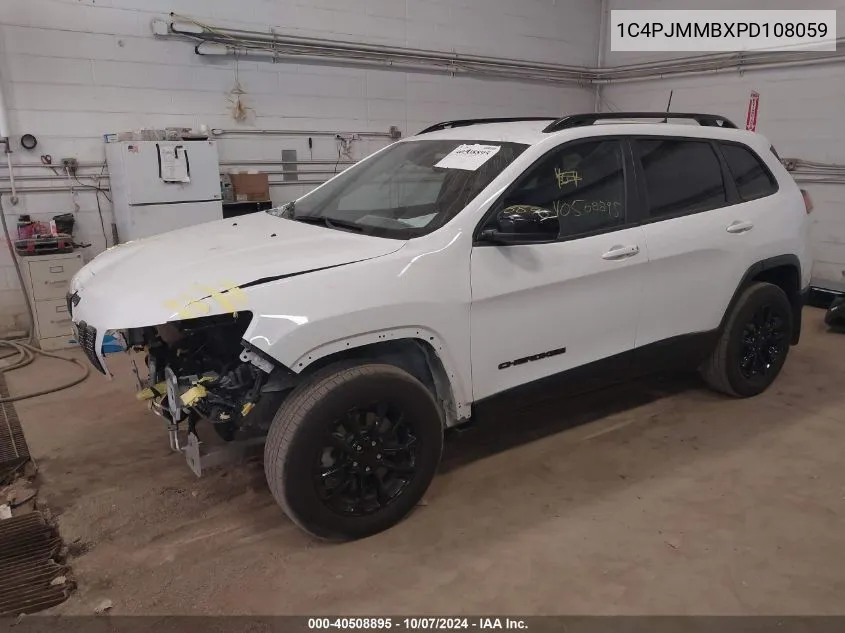 2023 Jeep Cherokee Altitude Lux VIN: 1C4PJMMBXPD108059 Lot: 40508895