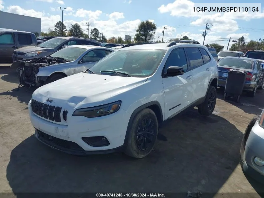 2023 Jeep Cherokee Altitude Lux 4X4 VIN: 1C4PJMMB3PD110154 Lot: 40741245