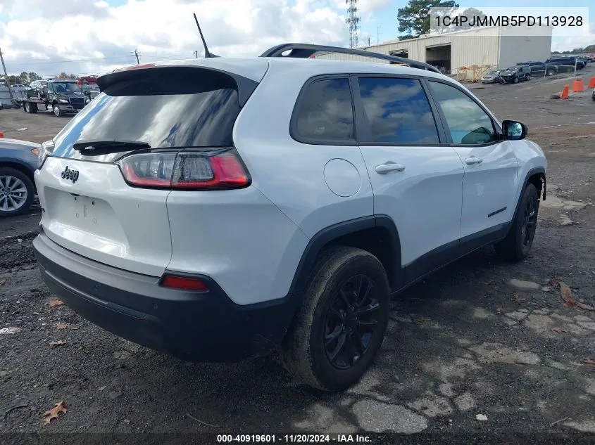 2023 Jeep Cherokee Altitude Lux 4X4 VIN: 1C4PJMMB5PD113928 Lot: 40919601