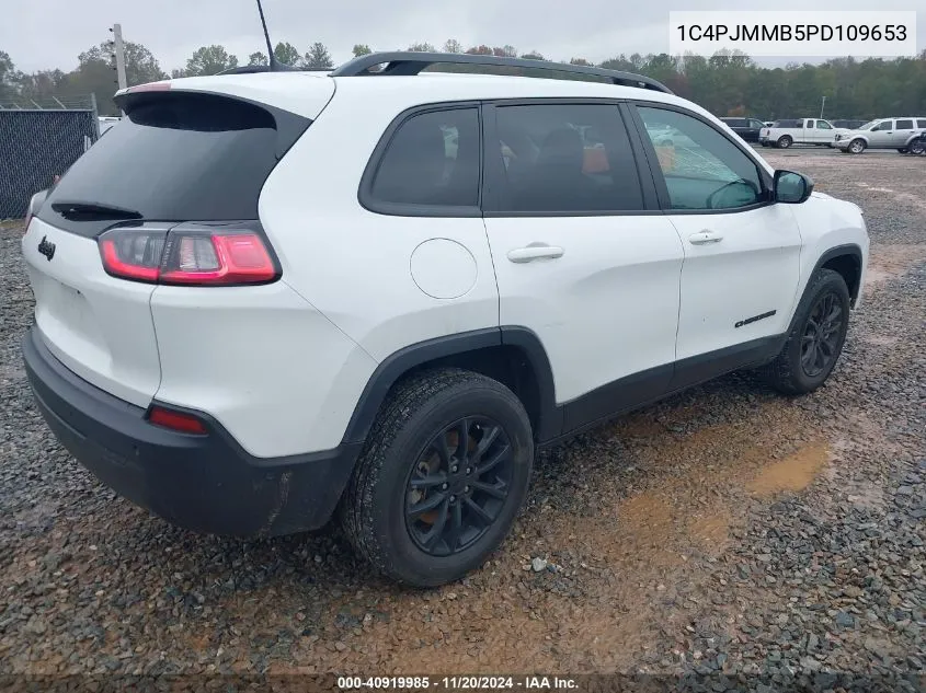 2023 Jeep Cherokee Altitude Lux 4X4 VIN: 1C4PJMMB5PD109653 Lot: 40919985