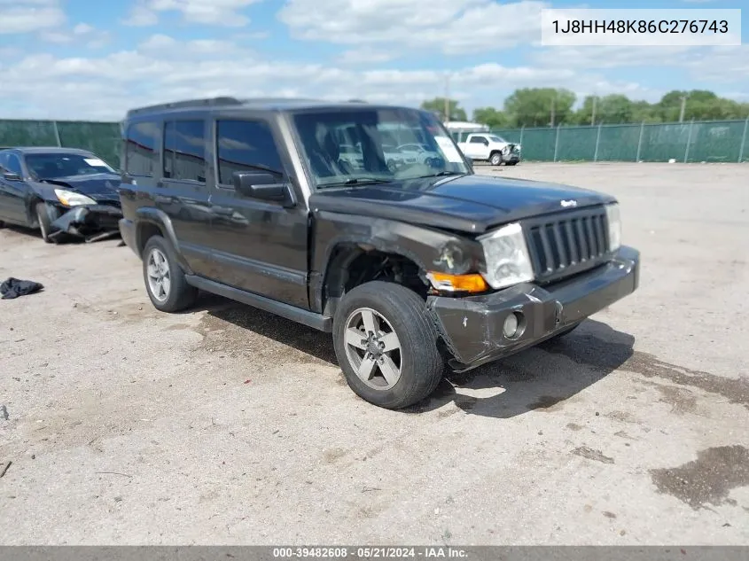 1J8HH48K86C276743 2006 Jeep Commander