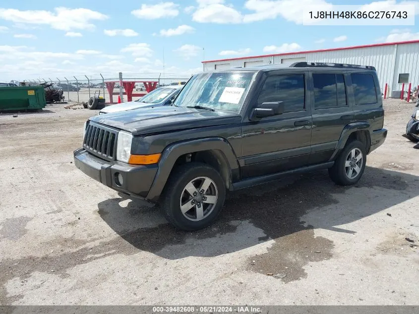 2006 Jeep Commander VIN: 1J8HH48K86C276743 Lot: 39482608